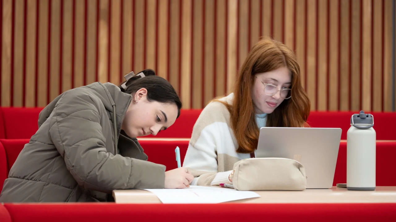 Education, Childhood and Professional Studies students in lecture room working